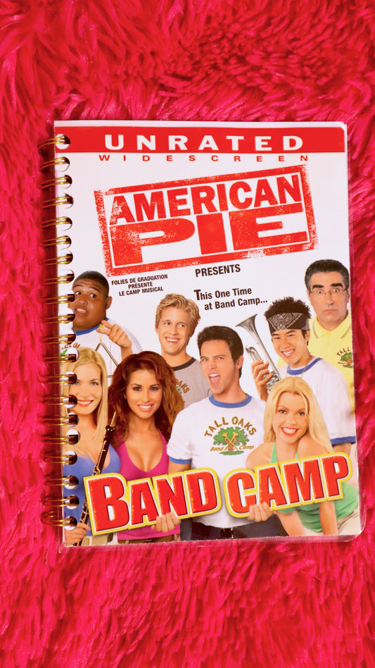 American Pie Band Camp Book Upcycled Notebook