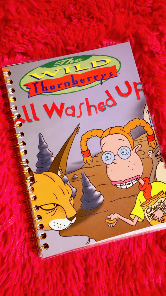 The Wild Thornberry's All Washed Up Upcycled Notebook