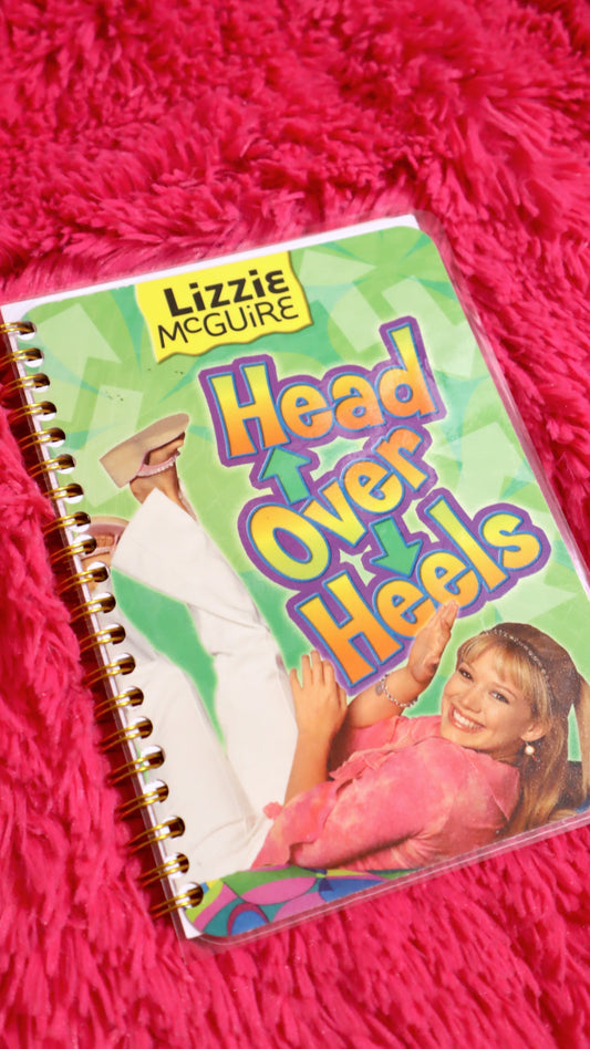 Lizzie McGuire Head Over Heels Upcycled Notebook