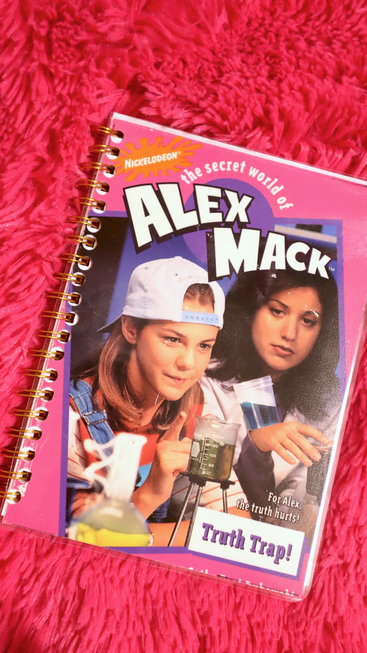 The Secret World of Alex Mack: Truth Trap Upcycled Notebook