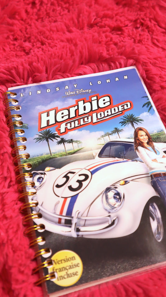 Herbie Fully Loaded Upcycled Notebook