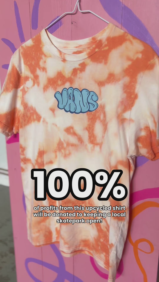 HMI Skatepark Fundraiser VANS Upcycled Bleach Dye
