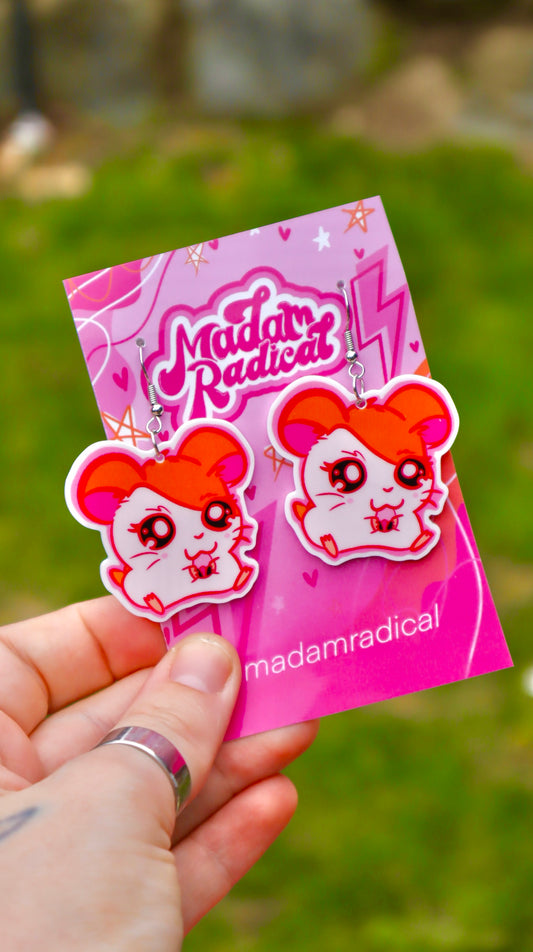 Adorable Hamster Mouse Earrings: Carry the Cuteness Everywhere